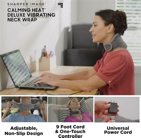 Buy Calming Heat Neck Wrap Deluxe by Sharper Image Personal Electric ...