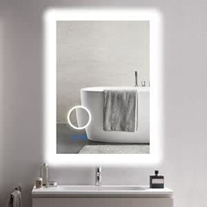 Buy MIRROR WORLD Led Mirror (18x24) inch Standard Wall Mirror for ...