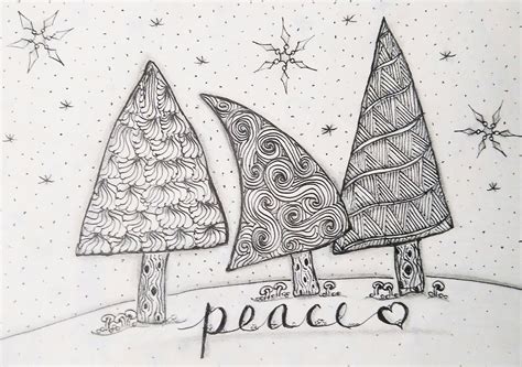 Winter Zentangle Workshop, Burnham Memorial Library, Colchester, 26 ...