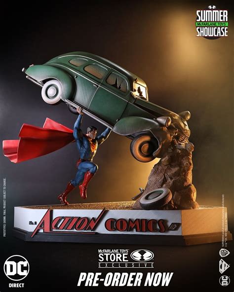 Superman's Comic Book Debut Gets Heroic New Statue From McFarlane Toys