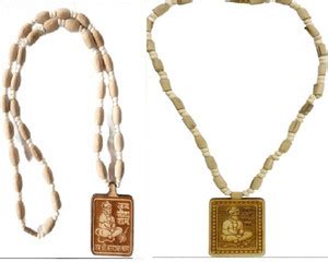 Green Spiritual Shri Bageshwar Dham Tulsi Kanthi Mala with Tulsi ...