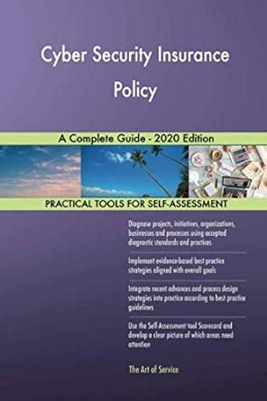 Buy Cyber Security Insurance Policy A Complete Guide - 2020 Edition ...