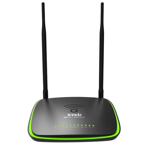Tenda D1201 Ac1200 ADSL2+ Dual Band Wireless Modem Router (Black) - Buy ...