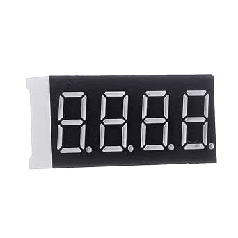 SHOKITECH 0.56 inch Red 4 Digit 7 Segment LED Display : Amazon.in ...