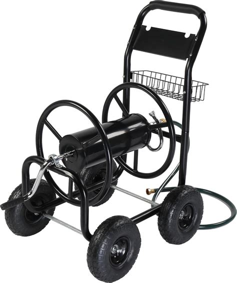 Amazon.com : VEVOR Hose Reel Cart, Hold Up to 175 ft of 5/8’’ Hose ...
