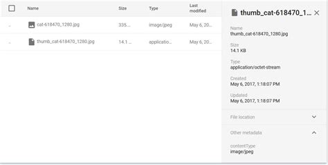 Upload File to Firebase Node.js 的图像结果