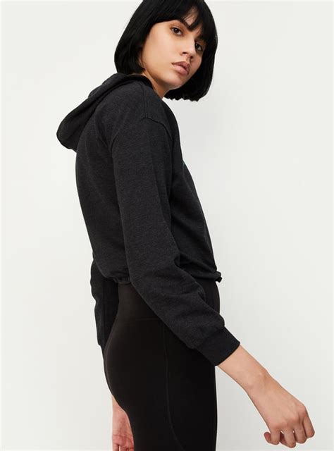 Buy Women Printed Cropped Hooded Sweatshirt Online at just Rs. 799.0 ...