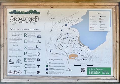 Location-Bike-Hike-Trails-Map at Broadford Lake Park | Deep Creek Times