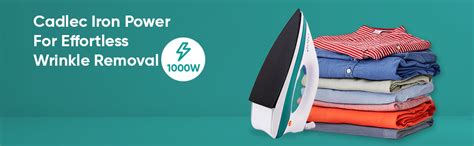 Buy Cadlec Advanced Lightweight Dry Iron with Non-Stick Teflon Coating ...