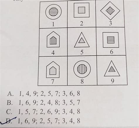 8. Group the given figures into three classes on the basis of their ...