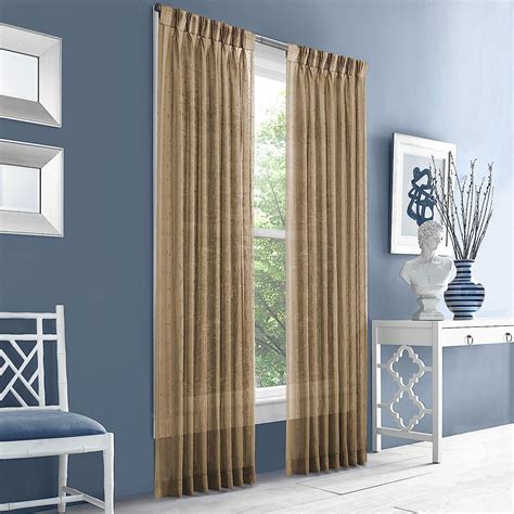 Buy Five Queens Court Racine 84" Solid Color Subtle Texture Stripe ...