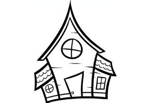 House drawing| Draw a house picture