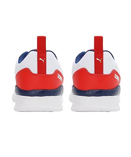 Buy Puma Mens x 1DER Brook White-Burnt Red-Blazing Blue Sneaker - 9UK ...