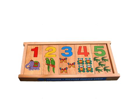 Number+Picture Puzzle Strip