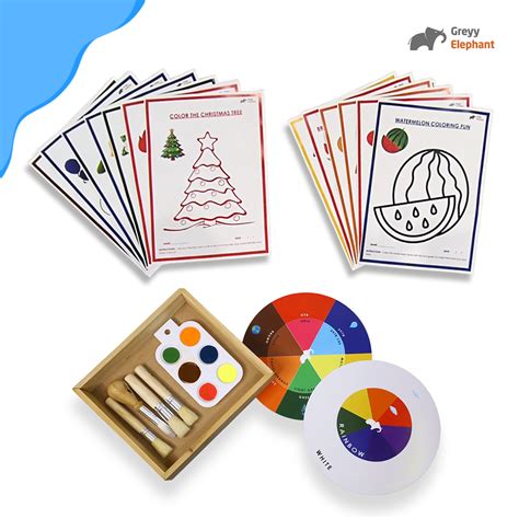 Painting Activity Combo – Greyy Elephant Learning Box