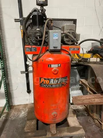 DeVilbiss 80 Gal Upright Compressor | GovDeals