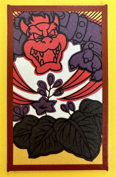 King Bowser Koopa Red ver. Super Mario Bros HANAFUDA | Ubuy India