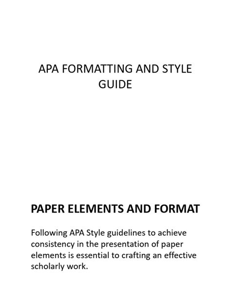 Image result for APA Style Guide