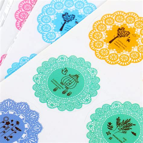 Buy Kinteshun Lace Patterns Sealing Sticker,Self-adhensive DIY ...