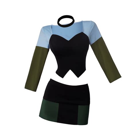 Buy Total Drama Island Gwen Cosplay Costume Crop Top and Mini Skirts ...
