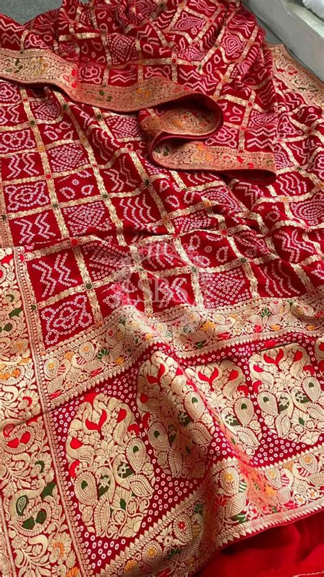 BANARSI GHATCHOLA SAREE – sbsjaipur