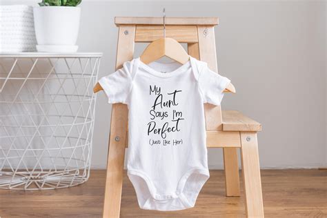 Aunt Onesie® Funny Baby Onesie® Aunt Baby Clothes Auntie - Etsy
