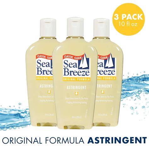 Sea Breeze Deep Cleaning Facial Astringent 10oz - Pack of 3