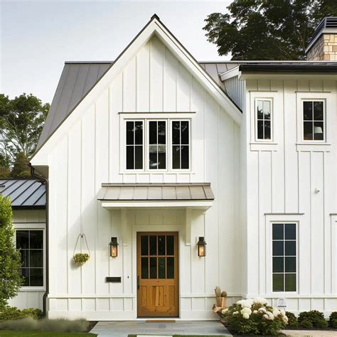 25+ White Board and Batten Exteriors That Prove Minimalism is the New ...