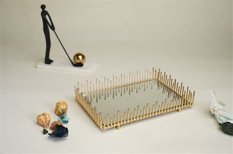 Aminus Metal Mirror Decorative Tray – The Decor Circle