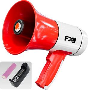 FXI Megaphone Speaker, USB Memory Card Input For Announcing Talk Record ...