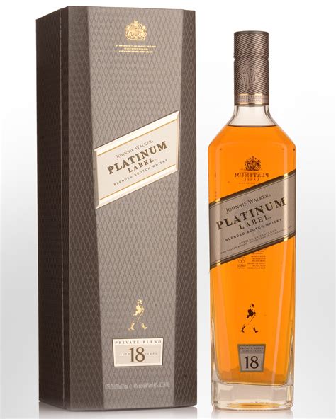 Johnnie Walker Platinum Label 18 Year Old Blended Scotch Whisky (750ml ...
