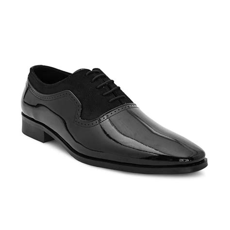 Hydes N Hues Men Black Solid Formal Derbys