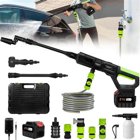 Amazon.com : KlrSwp 15000mAh Cordless Pressure Washer Battery Powered ...