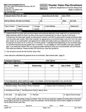 Calhr 774 - Fill and Sign Printable Template Online