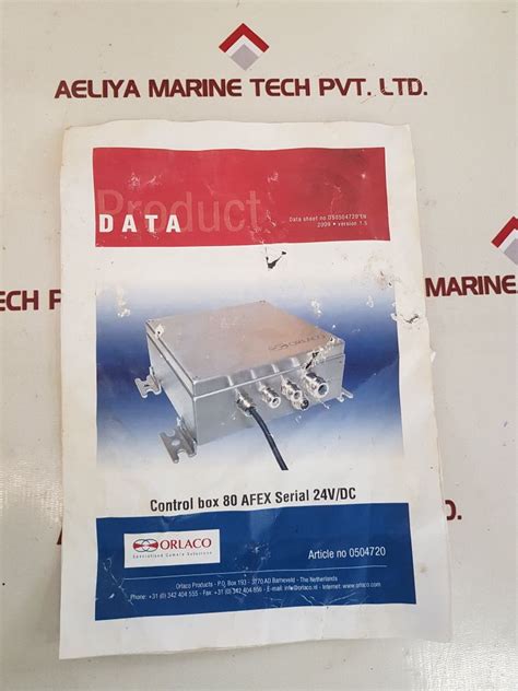 Orlaco 0504720 control box 80 afex – Aeliya Marine Tech