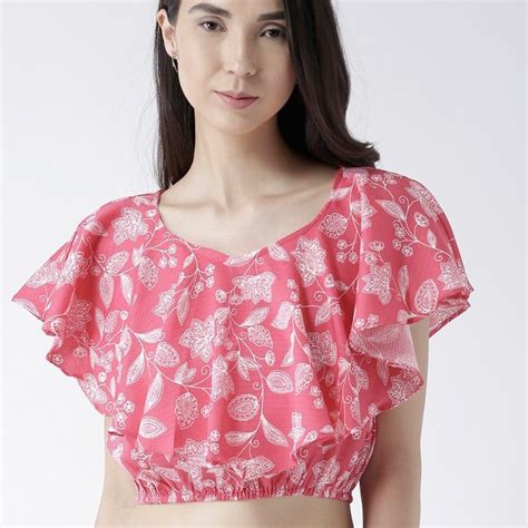 Crop Tops As Saree Blouses | LBB