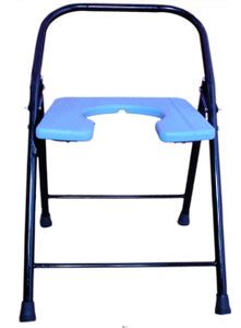 cutfine Commode Stool With Back Support Commode Shower Chair Price in ...