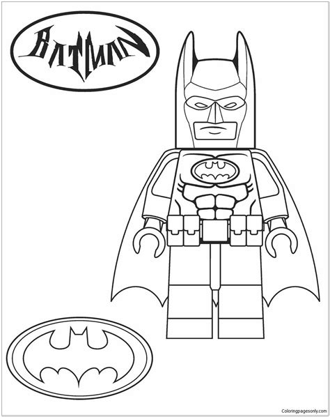 Batman Lego Coloring Pages
