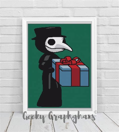 Buy Pinch of Salt Crochet Graphghan Pattern (plague Doctor) Online in ...