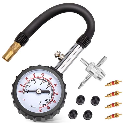 Buy 100PSI Tire Pressure Gauge, air Pressure Gauge, Heavy Duty Accurate ...