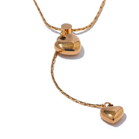 Tangled Heart Drop Chain
