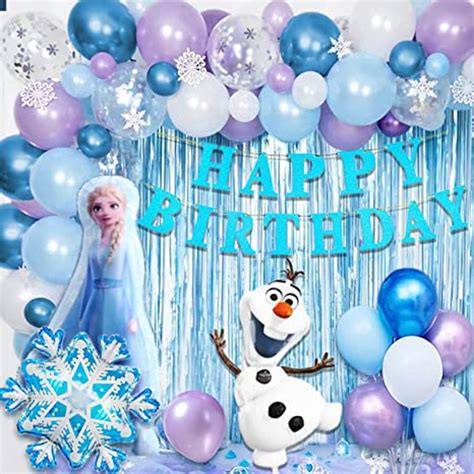 Frozen Birthday Decorations, Frozen Birthday Party Supplies Balloons ...