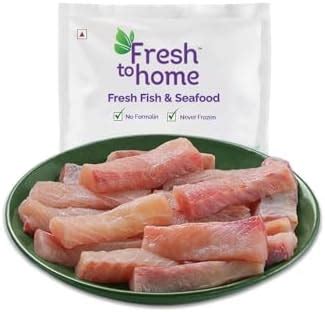 FreshToHome Indian Baasa | Boneless Fish Finger Cut | 300g Pack | Fresh ...