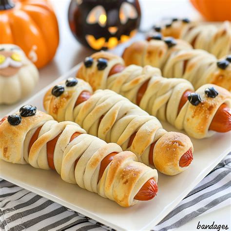 Mummy Hot Dogs Recipe with Crescent Roll Dough – Kitchen & Love