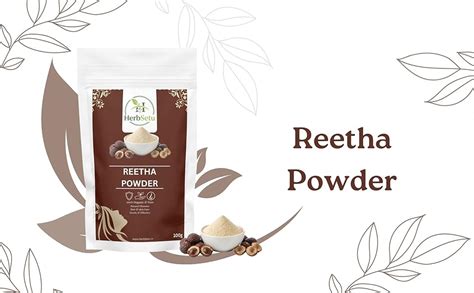 Buy HerbSetu 100 Gram Pure Reetha Powder (Soapnut Powder) – 100% ...