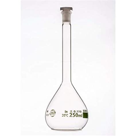 Volumetric Flask 250 ml/Neck Size 14/23/Polypropylene Stopper/Class A ...