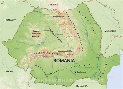 Romania Map