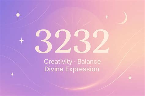 3232 Angel Number Meaning: Creativity, Balance, and Divine Expression ...