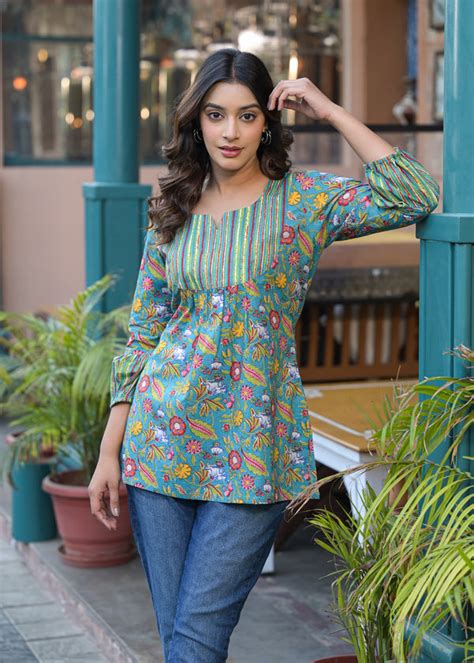 Short Kurtas - Buy Short Kurti for Women Online at Jaipuri Adaah 2025