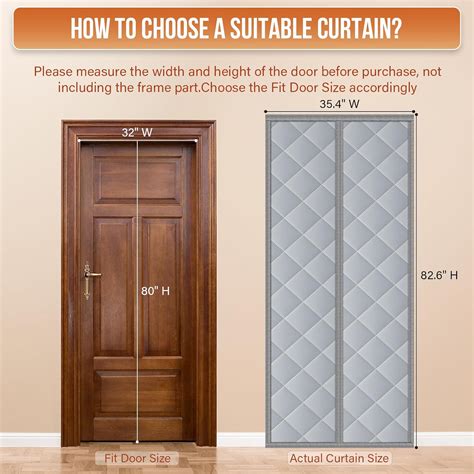 BEWAVE Magnetic Insulated Door Curtain Magnetic India | Ubuy